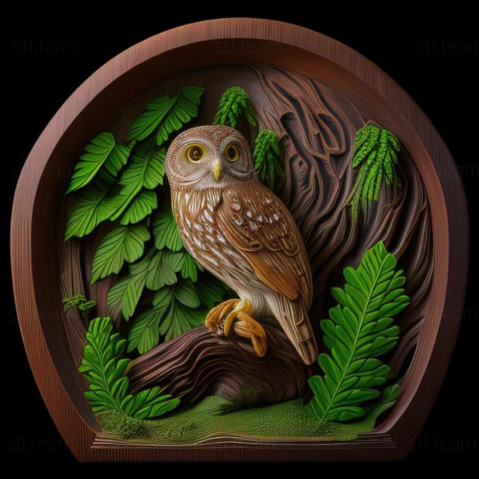 3D модель Glaucidium costaricanum (STL)